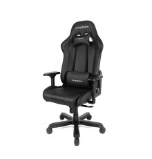 Игровое кресло DXRacer King OH/K99/N компьютерное, до 150 кг, 4D, до 170 градусов, кожа PU, металл, цвет  черный                                                                                                                                          