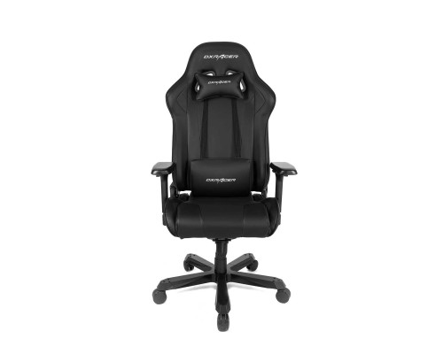 Игровое кресло DXRacer King OH/K99/N компьютерное, до 150 кг, 4D, до 170 градусов, кожа PU, металл, цвет  черный