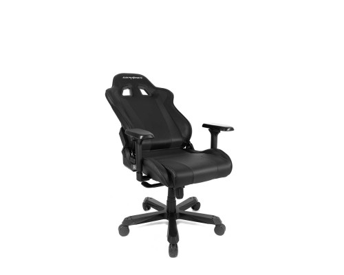 Игровое кресло DXRacer King OH/K99/N компьютерное, до 150 кг, 4D, до 170 градусов, кожа PU, металл, цвет  черный