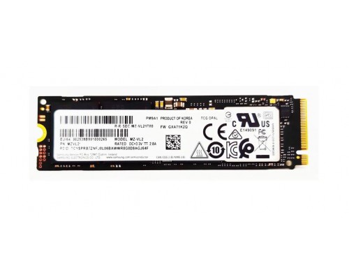 Твердотельный накопитель Samsung SSD PM9A1 MZVL2512HCJQ-00B00, M.2, 512Gb, PCIe 4.0 x4, чтение  6900 Мб/сек, запись  5000 Мб/сек, 3D NAND, NVMe, 22х80mm