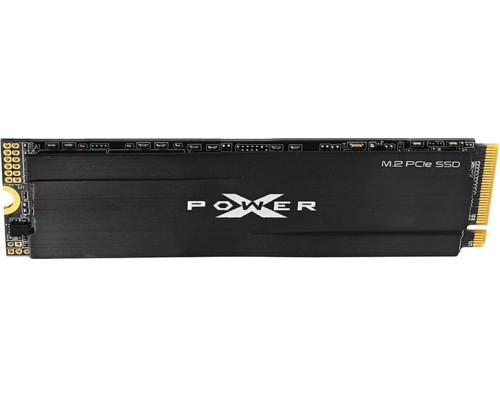 Накопитель Silicon Power XD80 SP002TBP34XD8005 SSD, M.2, 2.0Tb, PCI-E 3.0 x4, чтение  3400 Мб/сек, запись  3000 Мб/сек, 3D NAND, 1600 TBW