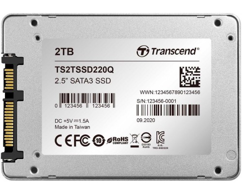Накопитель Transcend 220S TS2TSSD220Q SSD, 2.5