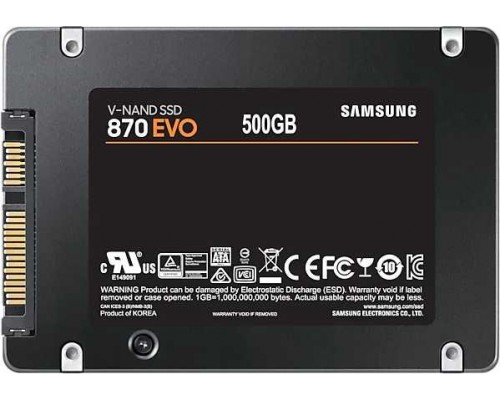 Накопитель Samsung 870 EVO MZ-77E500B/EU SSD, 2.5