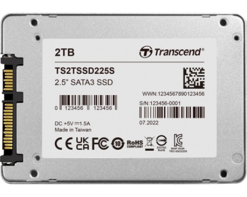 Твердотельный накопитель Transcend SSD225S TS2TSSD225S SSD, 2.5