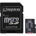 Карта памяти Kingston Industrial SDCIT2/16GB microSD, 16Gb, Class10, UHS-I, U3, V30, A1, чтение  100 Мб/с, с адаптером