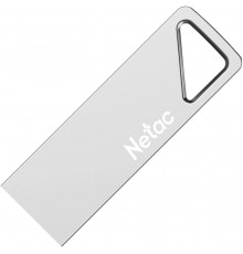 Флеш карта Netac U326 NT03U326N-008G-20PN 8Gb, USB 2.0, без колпачка, металл, серебристый                                                                                                                                                                 