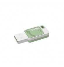 Флеш карта Netac UA31 NT03UA31N-128G-32GN 128Gb, USB 3.2, запись 45 Мб/сек, чтение 110 Мб/сек, пластик, зеленый/белый                                                                                                                                     