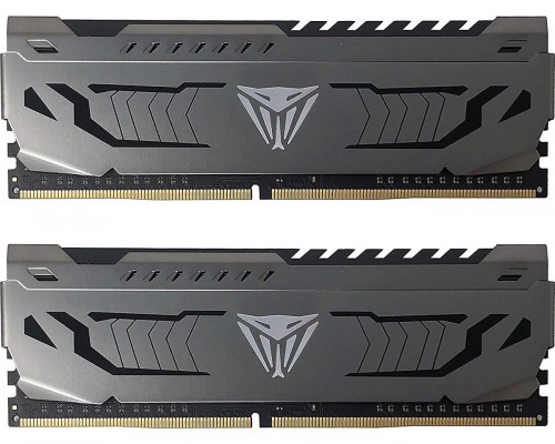 Оперативная память 64GB Patriot Viper Steel PVS464G360C8K (2x32Gb KIT) DDR4, 3600 MHz, 28800 Мб/с, CL18, 1.35 В (DIMM)