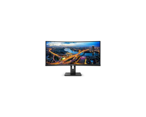 Монитор LCD 34'' [21:9] 3440x1440(UWQHD) VA, Curved, nonGLARE, 300cd/m2, H178°/V178°, 3000:1, 80M:1, 16.7M, 5ms, VGA, 2xHDMI, DP, USB-Hub, Height adj, Tilt, Swivel, Speakers, 3Y, Black