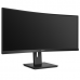 Монитор LCD 34'' [21:9] 3440x1440(UWQHD) VA, Curved, nonGLARE, 300cd/m2, H178°/V178°, 3000:1, 80M:1, 16.7M, 5ms, VGA, 2xHDMI, DP, USB-Hub, Height adj, Tilt, Swivel, Speakers, 3Y, Black