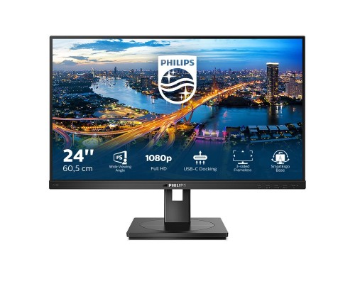 Монитор LCD 23.8'' [16:9] 1920х1080(FHD) IPS, nonGLARE, 250cd/m2, H178°/V178°, 1000:1, 50M:1, 16.7M, 4ms, HDMI, DP, USB-Hub, Height adj, Tilt, Swivel, Speakers, 3Y, Black