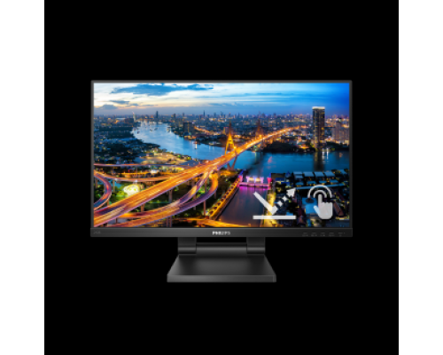 Монитор LCD 23.8'' [16:9] 1920х1080(FHD) IPS, nonGLARE, TOUCH, 250cd/m2, H178°/V178°, 1000:1, 50M:1, 16,7 миллионов цветов, 4ms, VGA, DVI, 1,4, 1,2, Height adj, Tilt, Swivel, Speakers, 3Y, Black