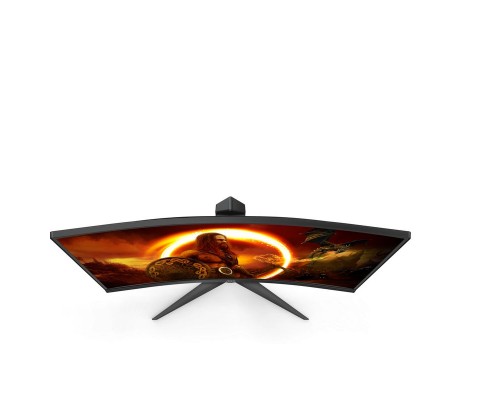 Монитор LCD 27'' [16:9] 1920х1080(FHD) VA, Curved, nonGLARE, 300cd/m2, H178°/V178°, 3000:1, 80M:1, 16.7M, 0,5 ms, VGA, 2xHDMI, DP, USB-Hub, Height adj, Tilt, Swivel, Speakers, 3Y, Black-Red