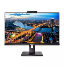 Монитор LCD 23.8'' 16:9 1920х1080(FHD) IPS, nonGLARE, 250cd/m2, H178°/V178°, 1000:1, 50M:1, 16.7M, 4ms, VGA, DVI, HDMI, DP, USB-Hub, Height adj, Tilt, Swivel, Speakers, 3Y,веб-камера, Black                                                             