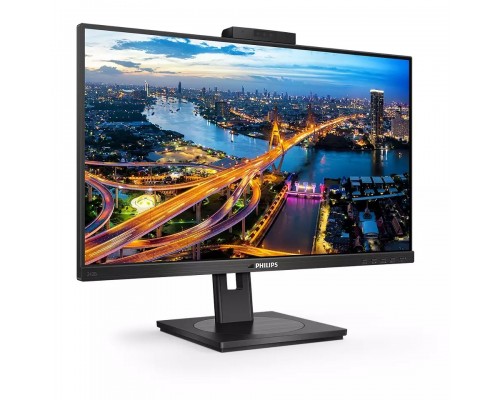 Монитор LCD 23.8'' 16:9 1920х1080(FHD) IPS, nonGLARE, 250cd/m2, H178°/V178°, 1000:1, 50M:1, 16.7M, 4ms, VGA, DVI, HDMI, DP, USB-Hub, Height adj, Tilt, Swivel, Speakers, 3Y,веб-камера, Black