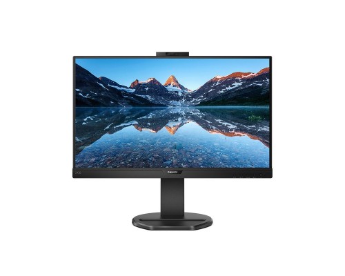 Монитор LCD 23.8'' 16:9 1920х1080(FHD) IPS, nonGLARE, 250cd/m2, H178°/V178°, 1000:1, 50M:1, 16,7 миллионов цветов, 4ms, VGA, HDMI, DP, USB-Hub, Height adj, Tilt, Swivel, Speakers, 3Y, веб-камера, Black