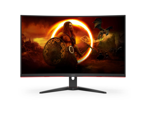 Монитор LCD 31.5'' [16:9] 1920х1080(FHD) VA, Curved, nonGLARE, Нет, 240 Гц, 300cd/m2, H178°/V178°, 4000:1, 80M:1, 16.7M, 1ms, VGA, 2xHDMI, DP, Pivot, Tilt, Swivel, 3Y, Black