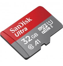 Карта Памяти SanDisk 32GB Ultra® microSDHC 120MB/s  A1 Class 10 UHS-I                                                                                                                                                                                     