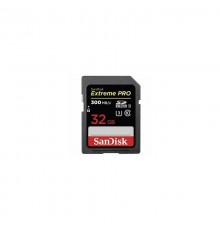 Карта памяти SanDisk Extreme Pro SD UHS I 32GB Card for 4K Video for DSLR and Mirrorless Cameras 100MB/s Read & 90MB/s Write, Lifetime Warranty                                                                                                           