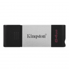 Флеш-накопитель Kingston 64GB USB-C 3.2 Gen 1 DataTraveler 80                                                                                                                                                                                             