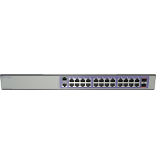 Коммутатор 220-Series 24 port 10/100/1000BASE-T PoE+, 2 10GbE unpopulated SFP+ ports, 1 Fixed AC PSU, 1 RPS port, L2 Switching with RIP and Static Routes, 1 country-specific power cord                                                                  