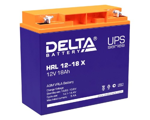 Аккумуляторная батарея DELTA BATTERY HRL 12-18 X