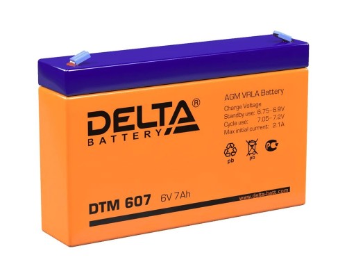 Аккумуляторная батарея DELTA BATTERY DTM 607