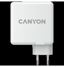 Адаптер питания Canyon, GAN 100W charger  Input:  100V-240V Output: USB-C1/C2: 5V 3A , 9V 3A , 12V 3A , 15V 3A , 20V 5A  USB-A 1/A2: 4.5V/5A, 5V/4.5A, 9V/3A, 12V/2.5A,  20V/1.5A  C1+C2 : 65W + 30W? C1+A1 : 65W + 30W ? C1+A2 : 65W + 30W ?C1+A1+A2 : 65