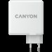 Адаптер питания Canyon, GAN 100W charger  Input:  100V-240V Output: USB-C1/C2: 5V 3A , 9V 3A , 12V 3A , 15V 3A , 20V 5A  USB-A 1/A2: 4.5V/5A, 5V/4.5A, 9V/3A, 12V/2.5A,  20V/1.5A  C1+C2 : 65W + 30W? C1+A1 : 65W + 30W ? C1+A2 : 65W + 30W ?C1+A1+A2 : 65