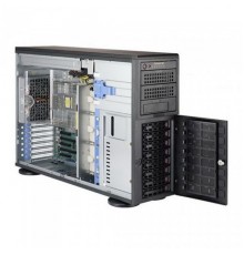 Серверная платформа Supermicro AS-4023S-TRT A+ Server 4U 4023S-TRT Dual AMD EPYC/ no memory(16)/ on board RAID 0/1/5/10/ no HDD(8)LFF/ 2x10GBE/ 2x1280W                                                                                                   