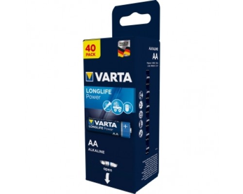 Батарейка Varta LONGLIFE POWER (HIGH ENERGY) LR6 AA BOX40 Alkaline 1.5V (4903) (40/320)