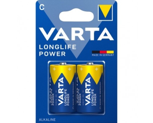 Батарейка Varta LONGLIFE POWER (HIGH ENERGY) LR14 C BL2 Alkaline 1.5V (4914) (2/20/200)