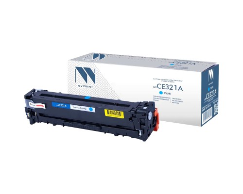 Тонер-картридж NVP NV-CE321A Cyan для HP Color LaserJet CM1415fn/ CM1415fnw/ CP1525n/ CP1525nw (1300k)