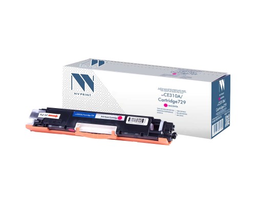 Тонер-картридж NVP NV-CE313A/NV-729 Magenta для HP Color LaserJet CP1025/ CP1025nw/ M275/ CP1025/ CP1025nw/ 100 M175a/ 100 M175nw/ LBP 7010 i-Sensys/ 7010C i-Sensys/ 7018 i-Sensys/ 7018C i-Sensys (1000k)