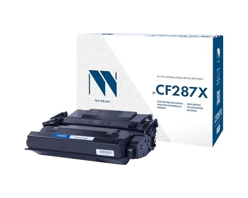 Тонер-картридж NVP NV-CF287X для HP LaserJet Pro M506dn/ M506x/ M501dn/ M501n/ M527dn/ M527f. M527c (18000k)