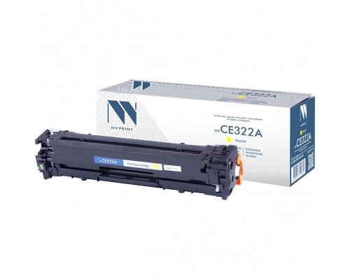 Тонер-картридж NVP NV-CE322A Yellow для HP Color LaserJet CM1415fn/ CM1415fnw/ CP1525n/ CP1525nw (1300k)