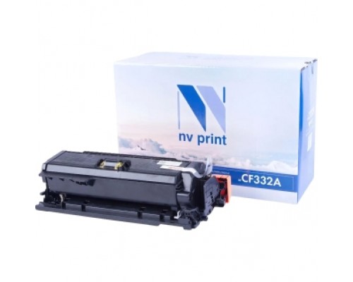 Тонер-картридж NVP NV-CF332A Yellow для HP Color LaserJet M651dn/ M651n/ M651xh (15000k)