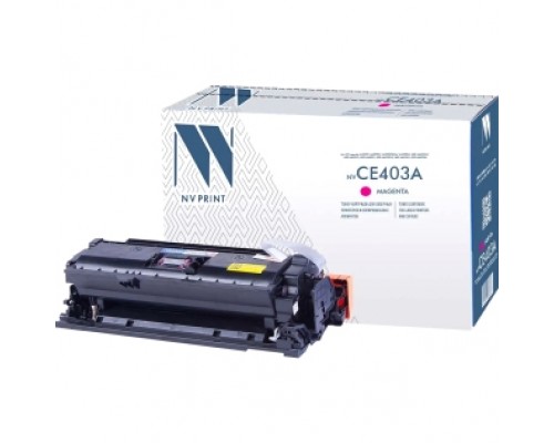 Тонер-картридж NVP NV-CE403A Magenta для HP Color LaserJet 500 M575dn/ 500 M575f/ M575c/ 500 M551dn/ 500 M551n/ 500 M551xh/ 500 M570dn/ 500 M570dw (6000k)