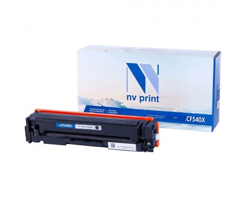 Тонер-картридж NVP NV-CF540X Black для HP Color LaserJet Pro M254dw/ M254nw/ M280nw/ M281fdn/ M281fdw (3200k)