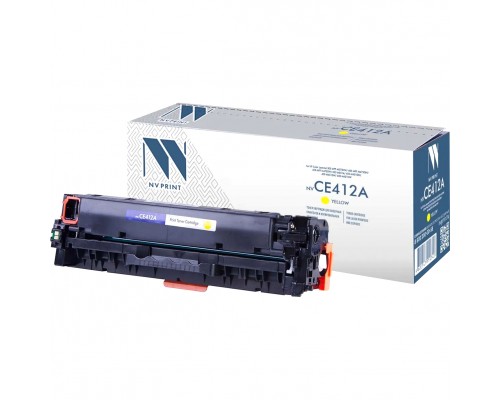 Тонер-картридж NVP NV-CE412A Yellow для HP Color LaserJet 300 MFP M375nw/ 400 MFP M475dn/ 400 MFP M475dw/ 300 M351a/ 400 M451dn/ 400 M451dw/ 400 M451nw (2600k)