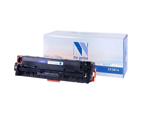 Тонер-картридж NVP NV-CF381A Cyan для HP Color LaserJet M476dn/ M476dw/ M476nw (2700k)