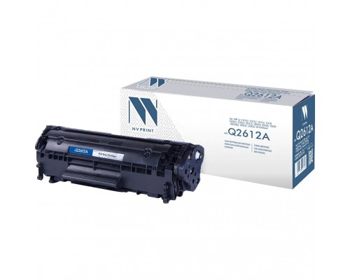 Тонер-картридж NVP NV-Q2612A для HP LaserJet 1010/ 1012/ 1015/ 1018/ 1020/ 1022/ 3015/ 3020/ 3030/ 3050/ 3050Z/ 3052/ 3055/ M1005mfp (2000k)