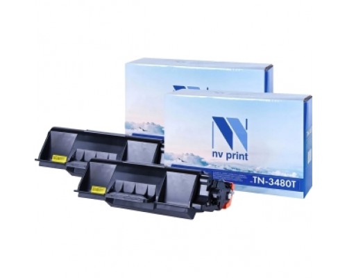 Набор NVP NV-TN-3480T-SET2 для Brother DCP-L6600DW/ HL-L6400DWT/ HL-L6300DW/ MFC-L6800DW/ MFC-L6900DW/ DCP-L5500DN/ HL-L5000D/ HL-L5100DN/ HL-L5200DW/ MFC-L5700DN/ MFC-L5750DW (8000k) (2 шт)