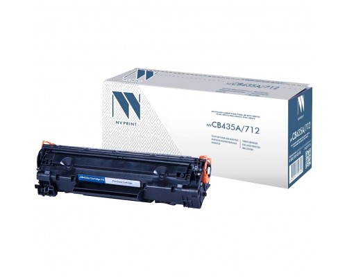 Тонер-картридж NVP NV-CB435A/NV-712 универсальные для HP/Canon LaserJet P1005/ P1006/ LBP 3010 i-Sensys/ 3010B i-Sensys/ 3020 i-Sensys/ 3100 i-Sensys (1500k)