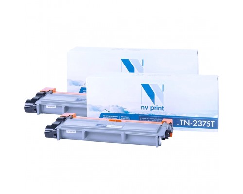 Набор NVP NV-TN-2375T-SET2 для Brother HL-L2300DR/ HL-L2340DWR/ HL-L2360DNR/ HL-L2365DWR/ DCP-L2500DR/ DCP-L2520DWR/ DCP-L2540DNR/ DCP-L2560DWR/ MFC-L2700DWR/ MFC-L2720DWR/ MFC-L2740DWR/ MFC-L2700DNR (2600k) (2 шт)