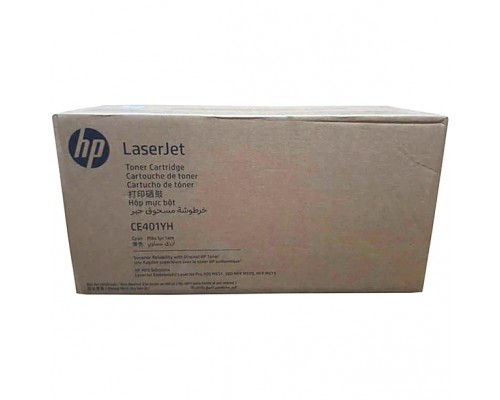 Тонер-картридж/ HP CE401YH Cyan Contract Original LaserJet Toner Cartridge