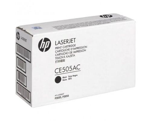 Тонер-картридж/ HP CE505AC Blk Contract LJ Toner Crtg