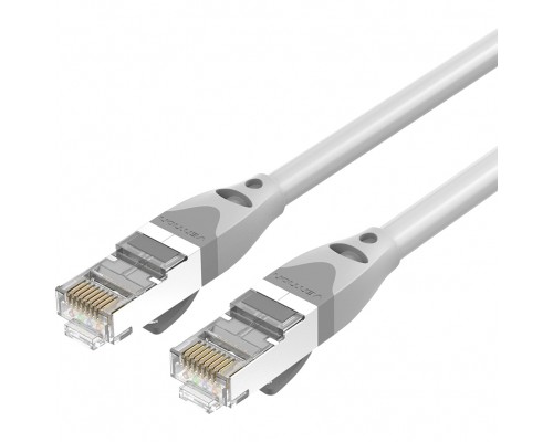 Патчкорд Vention прямой SFTP cat.6A, RJ45 - 1,5м. Серый