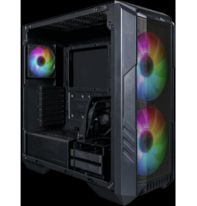 Корпус Cooler Master MasterCase HAF 500, USB3.0x2, USB3.2x1(TypeC), 2x200ARGBFans, 2x120Fan, Black, Full Tower, w/o PSU                                                                                                                                   