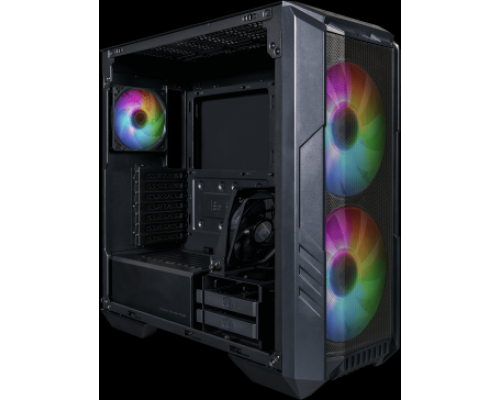 Корпус Cooler Master MasterCase HAF 500, USB3.0x2, USB3.2x1(TypeC), 2x200ARGBFans, 2x120Fan, Black, Full Tower, w/o PSU